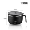 Stainless Steel Ramen Bowl Drain Lid Insulated Anti-Scald 1200ml - Image 8