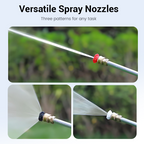 Hydro Jet Power Washer Wand High Pressure Metal Spray Gun 3 Nozzles - Image 5