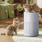 Compact Air Purifier Allergies Pet Hair Dust Quiet Bedroom Home
