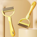 Dog Deshedding Tool Dual Sided Undercoat Dematting Rake Cats - Image 2