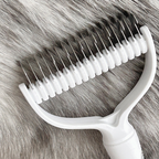 Dog Deshedding Tool Dual Sided Undercoat Dematting Rake Cats - Image 3