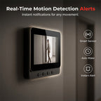 Wireless Doorbell Monitor 4.3" Screen Two-Way Audio Night Vision - Image 6