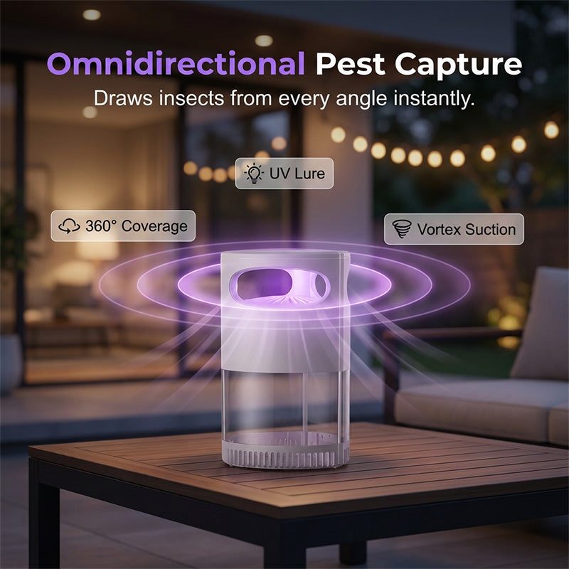 UV Mosquito Killer Lamp Indoor Bug Zapper USB Quiet Chemical-Free Trap - Image 4