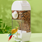Automatic Bird Feeder Cage No Mess Large Capacity Seed Dispenser - Image 2