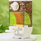 Automatic Bird Feeder Cage No Mess Large Capacity Seed Dispenser - Image 4
