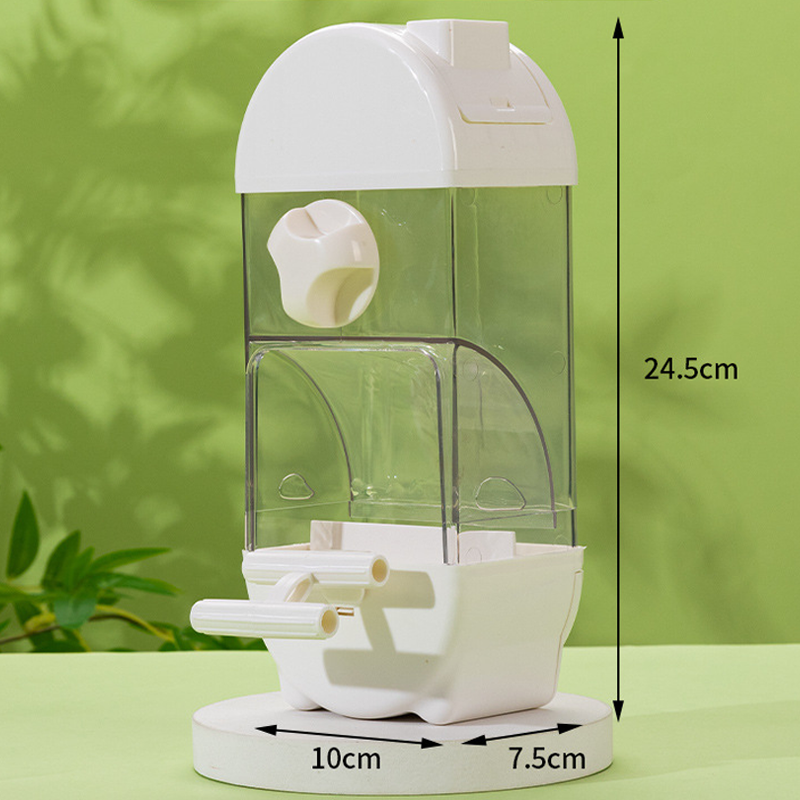 Automatic Bird Feeder Cage No Mess Large Capacity Seed Dispenser - Image 9