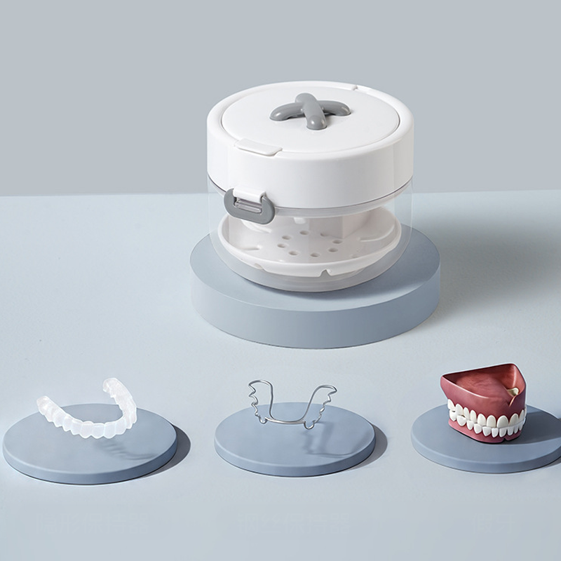 Retainer Case Cleaner Travel Storage Mirror Leak Proof - Image 3