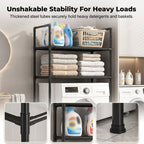 Over the Toilet Storage Organizer No-Drill Freestanding Bathroom Space Saver - Image 5