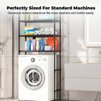 Over the Toilet Storage Organizer No-Drill Freestanding Bathroom Space Saver - Image 6