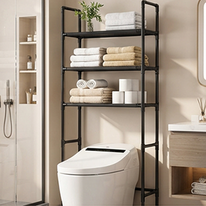 Over the Toilet Storage Organizer No-Drill Freestanding Bathroom Space Saver - Image 8