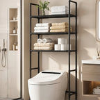 Over the Toilet Storage Organizer No-Drill Freestanding Bathroom Space Saver - Image 8