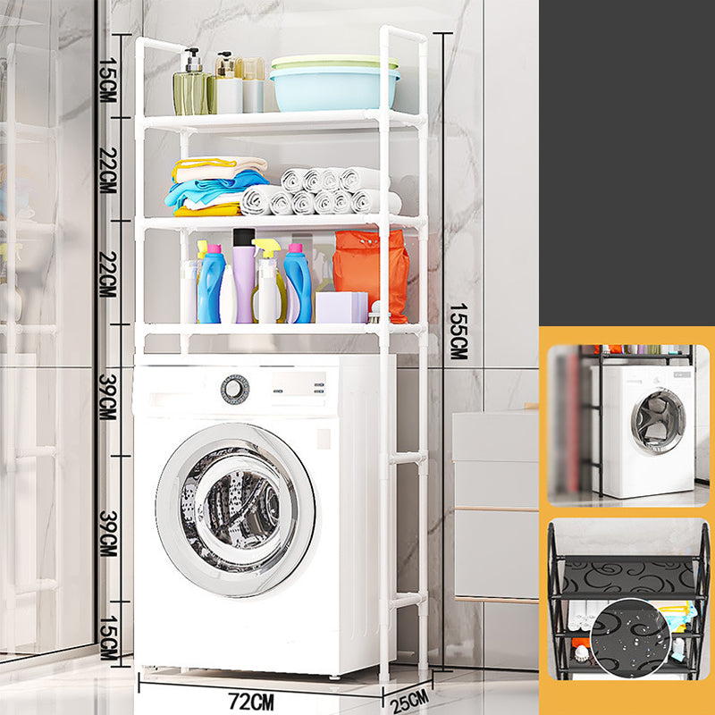 Over the Toilet Storage Organizer No-Drill Freestanding Bathroom Space Saver - Image 9