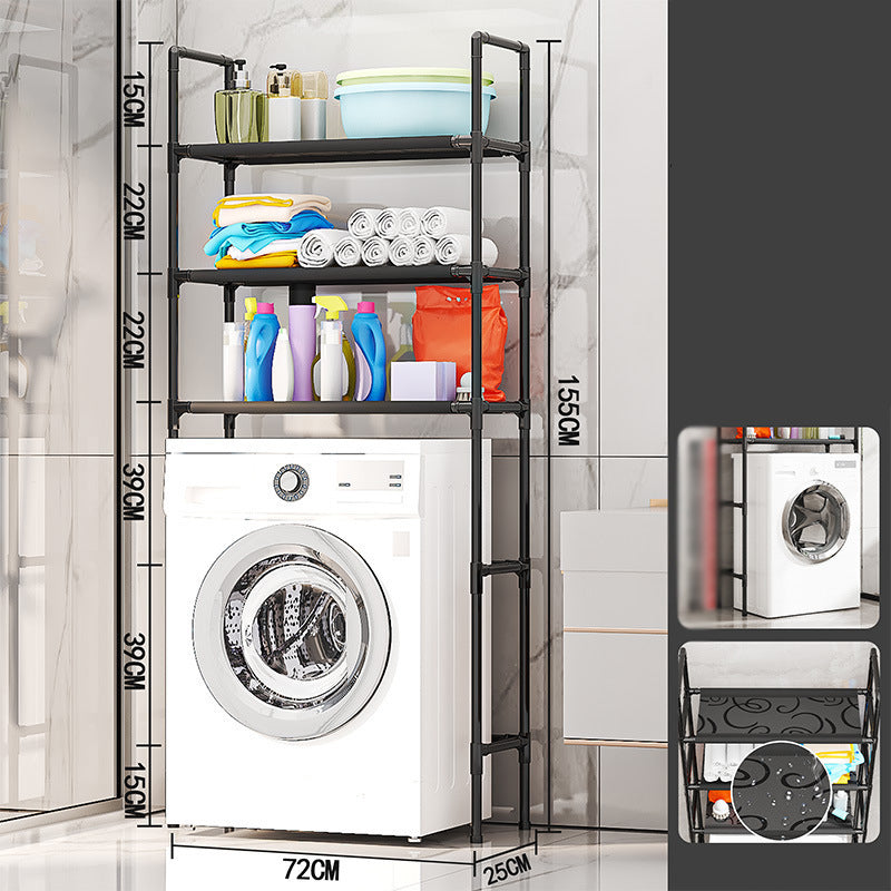 Over the Toilet Storage Organizer No-Drill Freestanding Bathroom Space Saver - Image 11