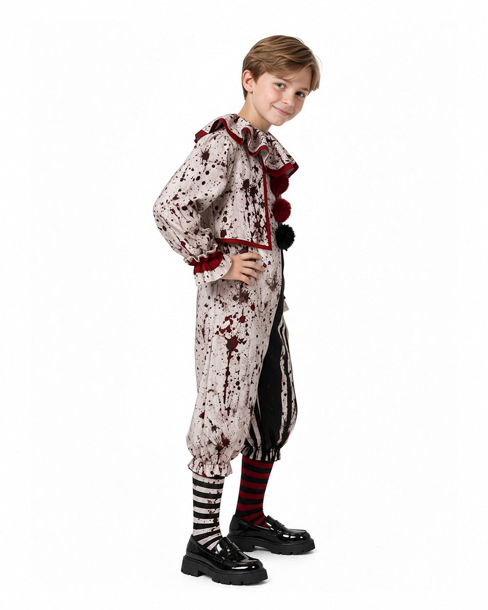 Unisex 4 Piece Clown Costume - Image 2