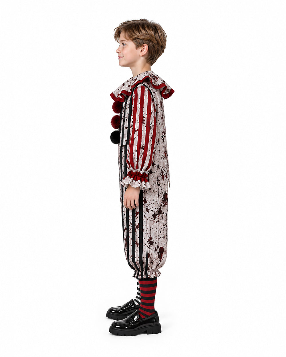 Unisex 4 Piece Clown Costume - Image 4