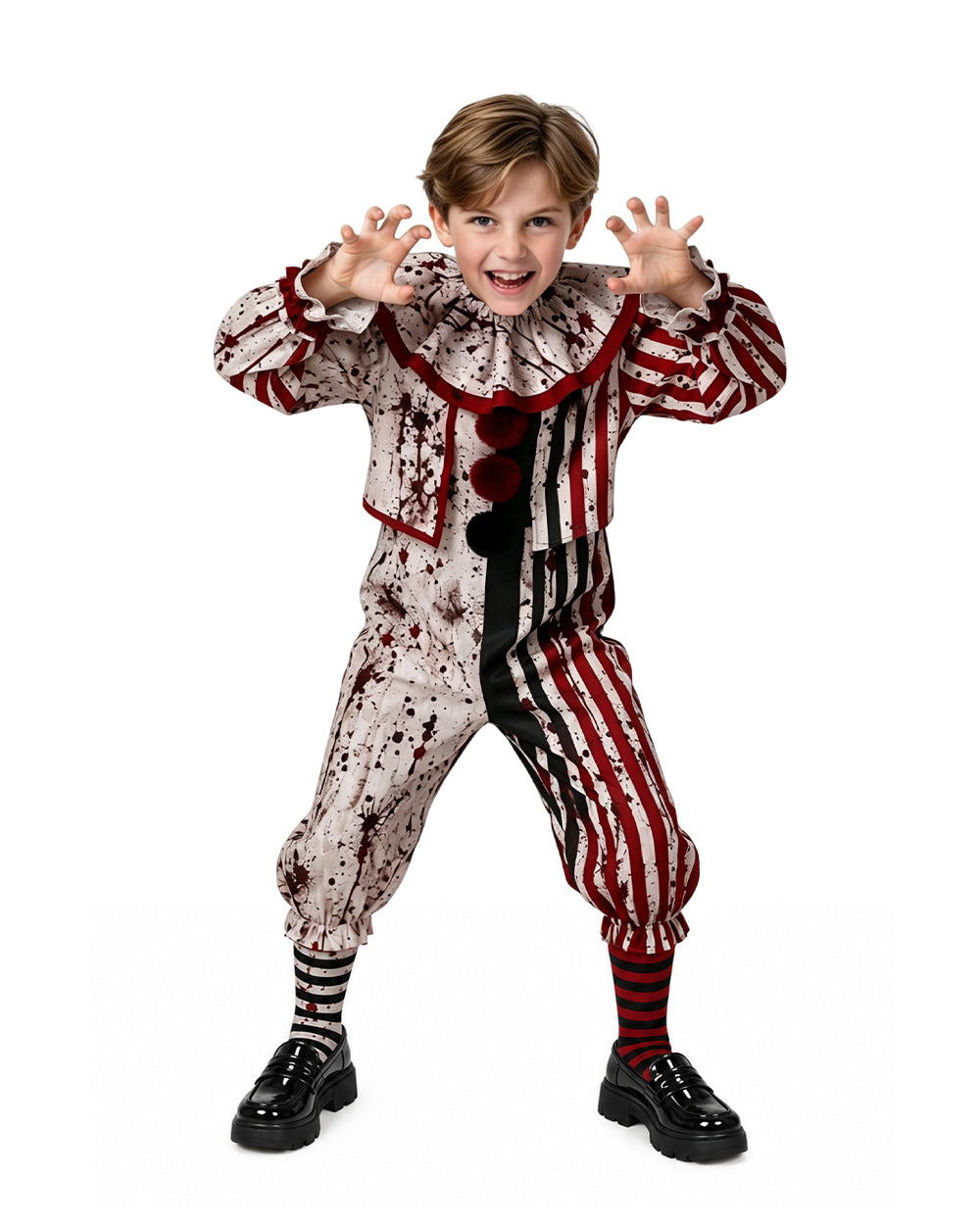 Unisex 4 Piece Clown Costume - Image 5