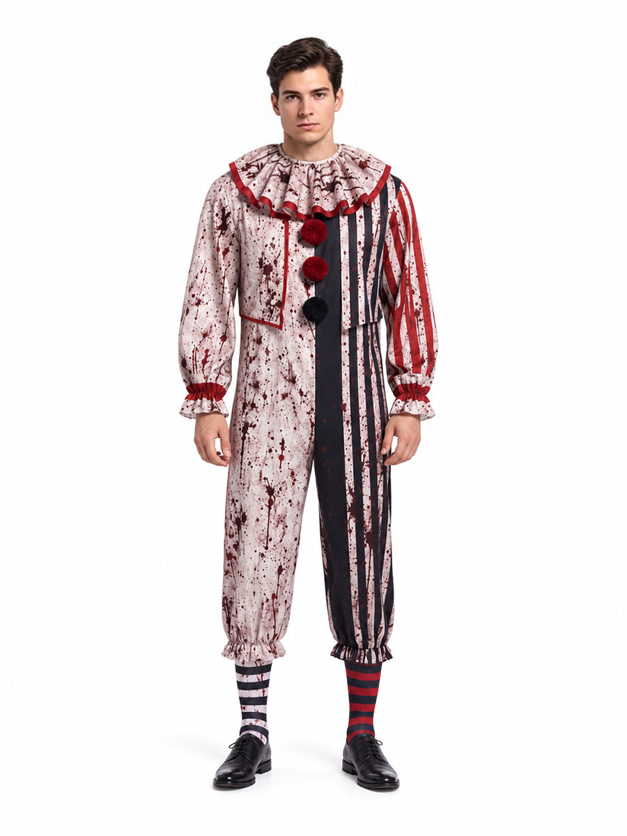 Unisex 4 Piece Clown Costume - Image 6