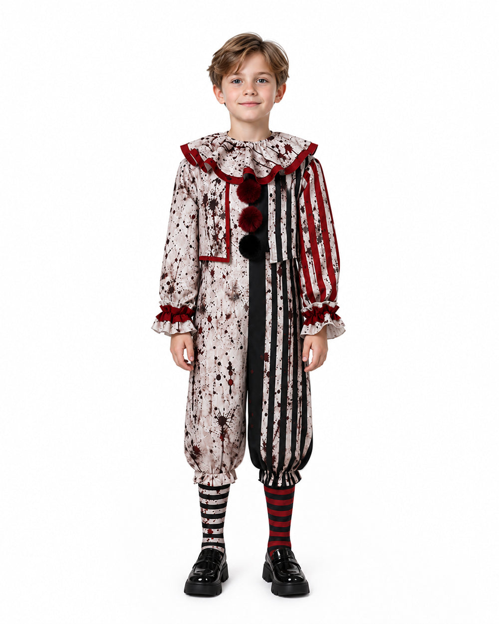 Unisex 4 Piece Clown Costume