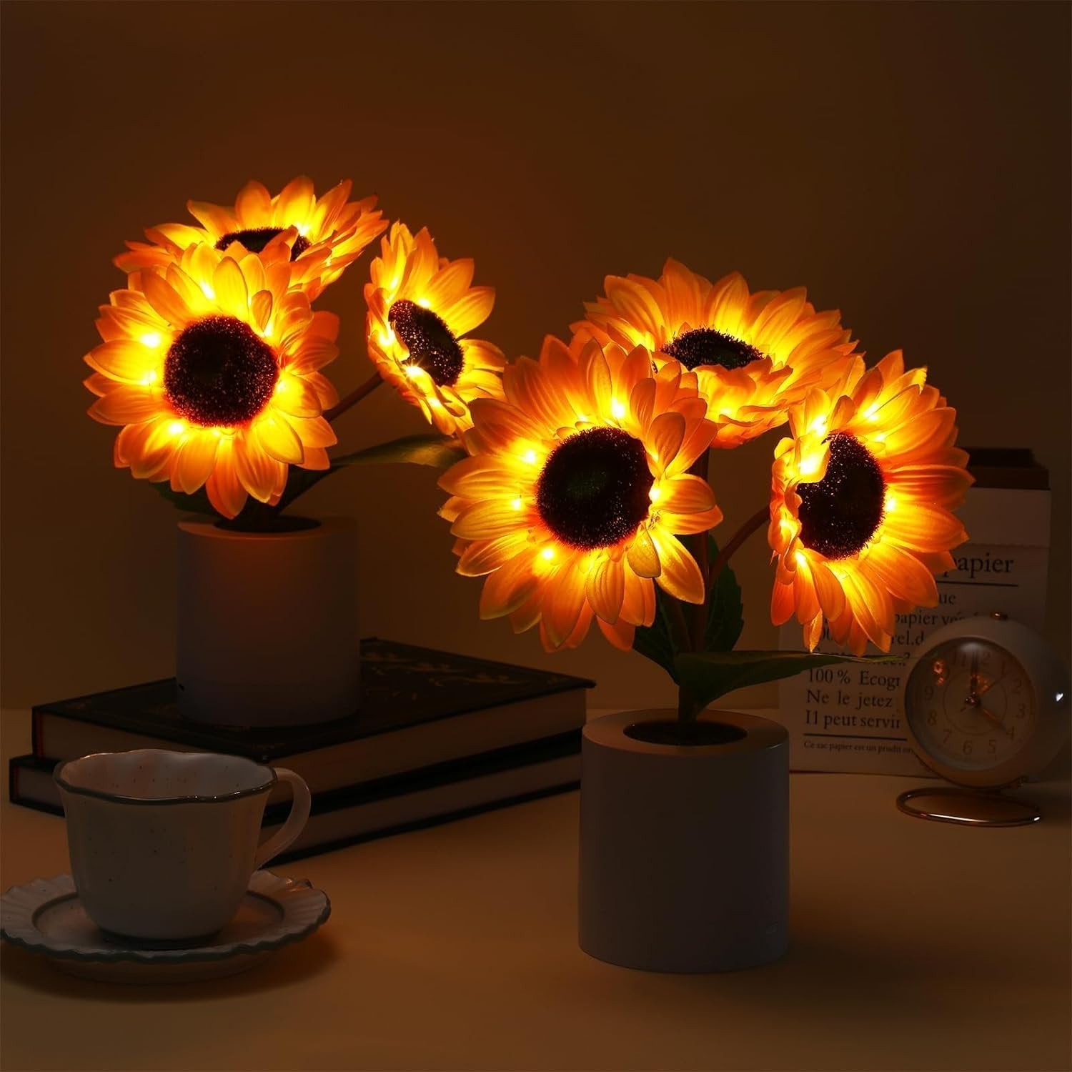 Sunflower LED Lamp Cheerful Decorative Flower Light