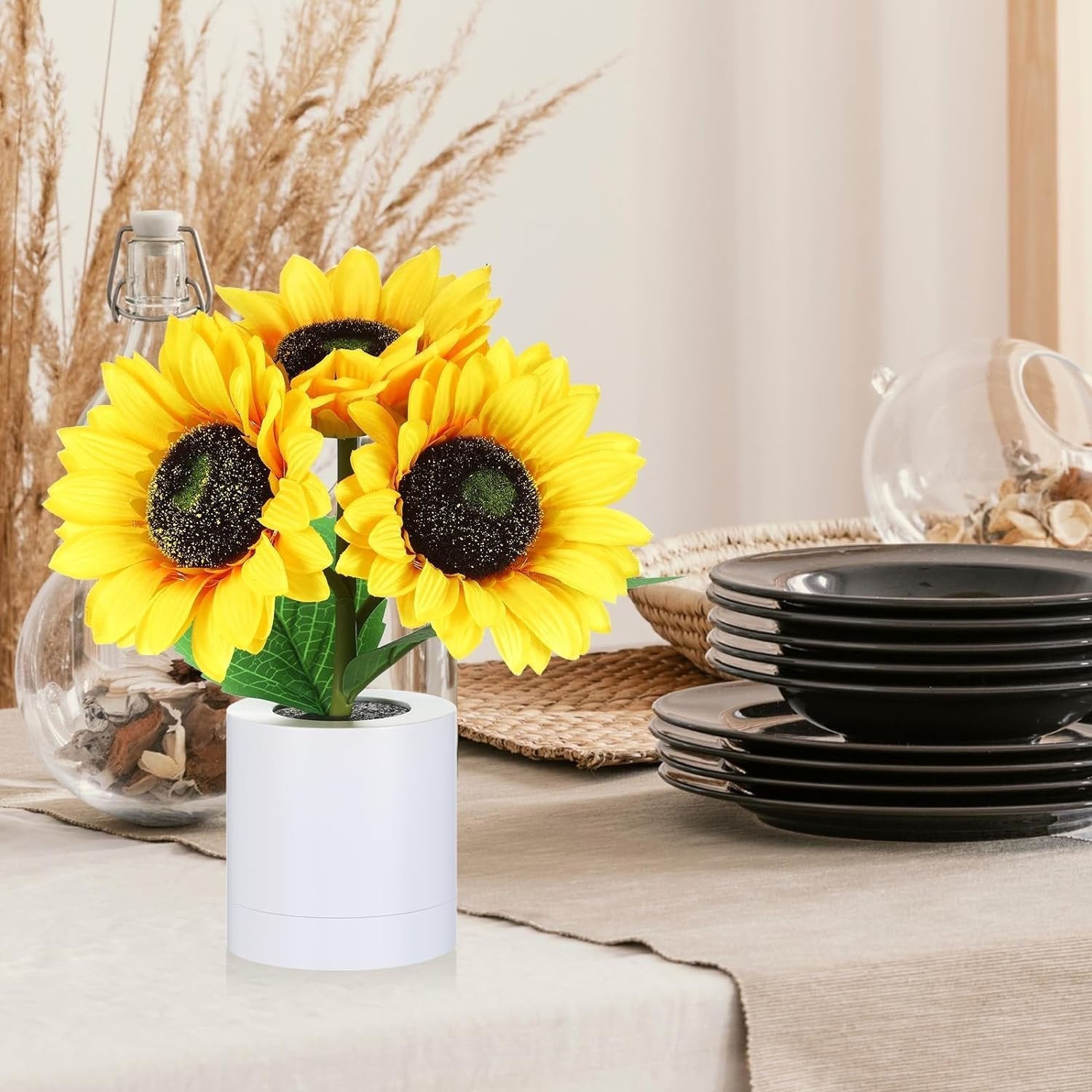 Sunflower LED Lamp Cheerful Decorative Flower Light