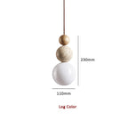 Travertine Pendant Light Minimalist Neutral-Style Hanging Light
