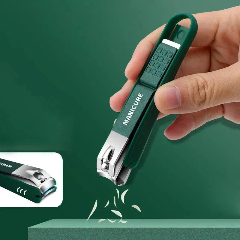 4 Piece Stainless Steel Toenail Clipper Set Clipping Catcher - Image 2