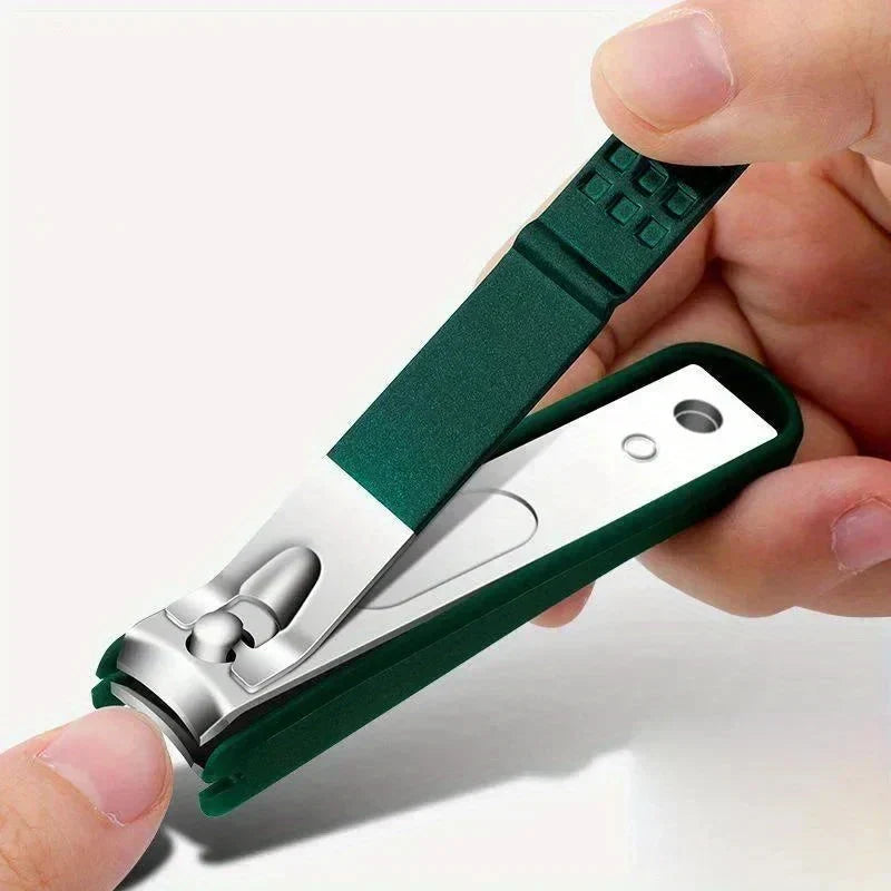 4 Piece Stainless Steel Toenail Clipper Set Clipping Catcher - Image 4