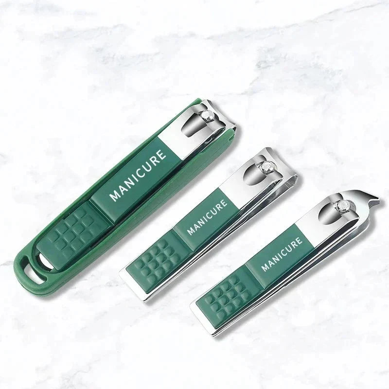 4 Piece Stainless Steel Toenail Clipper Set Clipping Catcher - Image 6