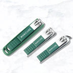 4 Piece Stainless Steel Toenail Clipper Set Clipping Catcher - Image 6