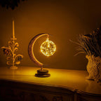 Moon Sphere Table Lamp Warm Ambient Decorative Light