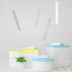 USB Rechargeable Desk Lamp Flexible Arm with Dimmable Multi-Color Lighting
