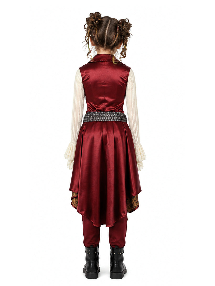 4 Piece Pirate Costume Steampunk - Image 3