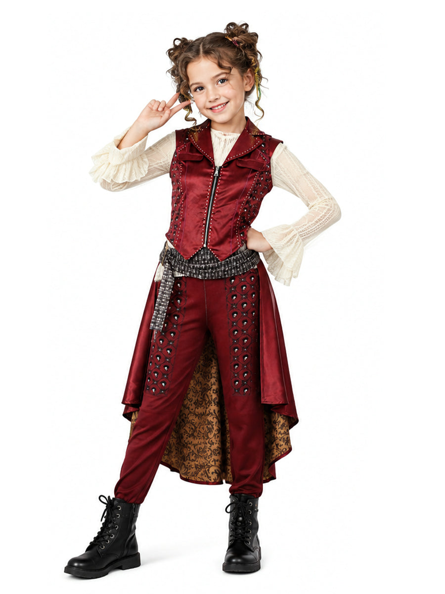4 Piece Pirate Costume Steampunk - Image 4