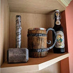 Norse‑Inspired Double‑Walled Drinking Mug