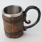 Norse‑Inspired Double‑Walled Drinking Mug