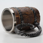Norse‑Inspired Double‑Walled Drinking Mug
