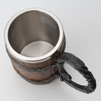 Norse‑Inspired Double‑Walled Drinking Mug