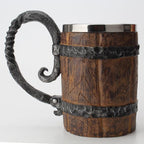 Norse‑Inspired Double‑Walled Drinking Mug