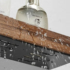 Natural Wood Floating Shelf Guardrail - Image 7