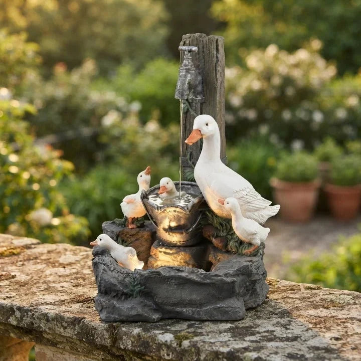 Tabletop Water Fountain Solar Powered