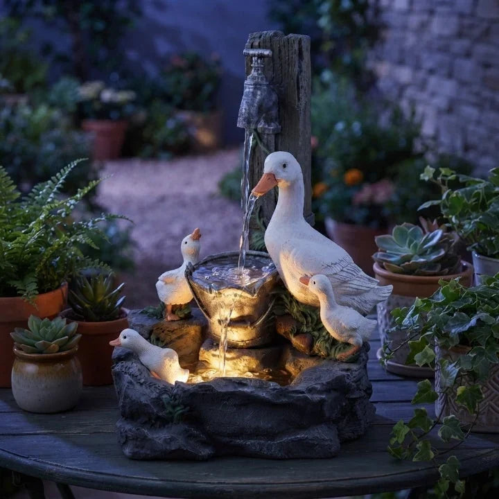 Tabletop Water Fountain Solar Powered - Image 4