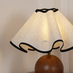 Contemporary Sculpted Table Lamps with 3-Step Dimming