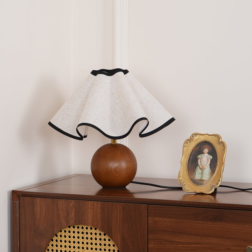 Contemporary Sculpted Table Lamps with 3-Step Dimming