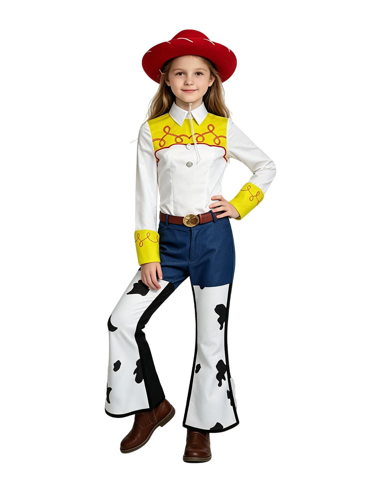 4 Piece Western Cowgirl Costume - Image 3