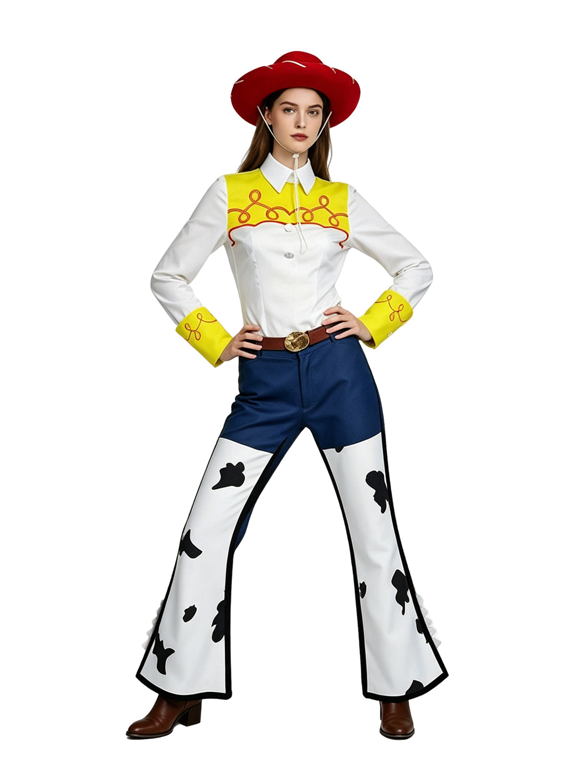 4 Piece Western Cowgirl Costume - Image 5