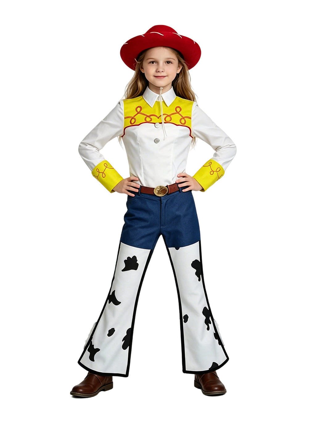 4 Piece Western Cowgirl Costume