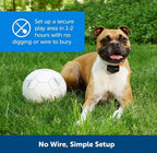 Wireless Dog Fence Collar System Adjustable Safe-Zone Training Solution