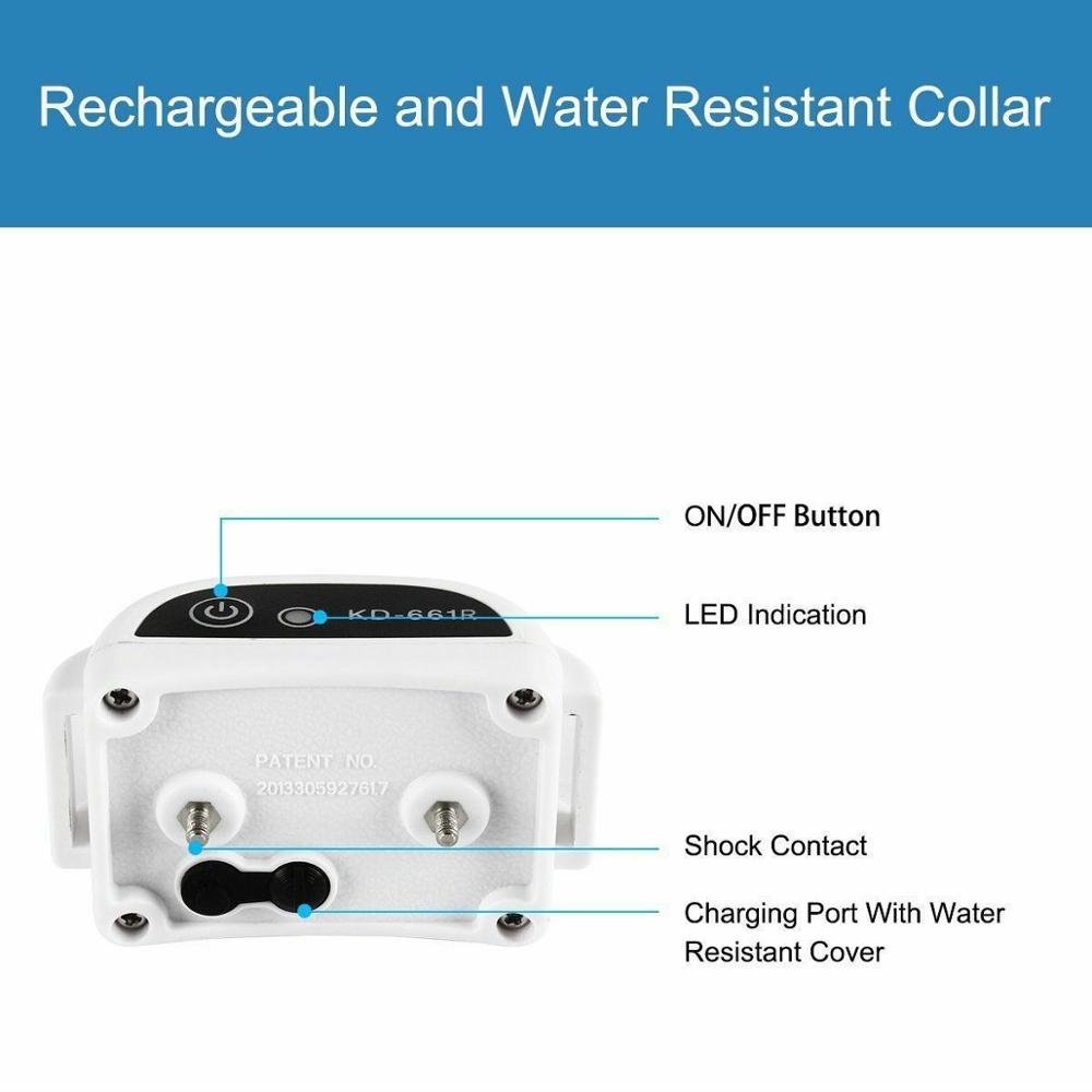 Wireless Dog Fence Collar System Adjustable Safe-Zone Training Solution