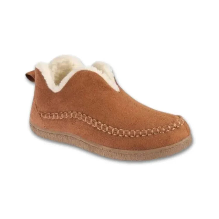Fleece Lined Womens Slipper Booties Arch Support